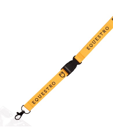 EQUESTRO LOGOED LANYARD BADGE HOLDER