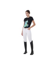 WOMEN S SHINY HORSE COTTON T-SHIRT