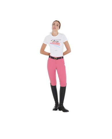 WOMEN S JUMPING HORSE COTTON T-SHIRT