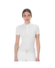 WOMEN S COMPETITION BODY POLO SHIRT SS ZIP