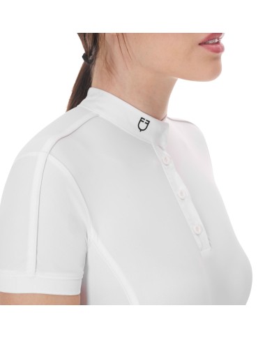 WOMEN S COMPETITION BODY POLO SHIRT SS ZIP