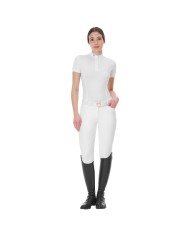 WOMEN S COMPETITION BODY POLO SHIRT SS ZIP