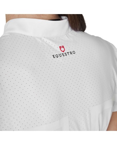 WOMEN S COMPETITION RIDERTECHNOLOGY POLO SHIRT SS WITH ZIP