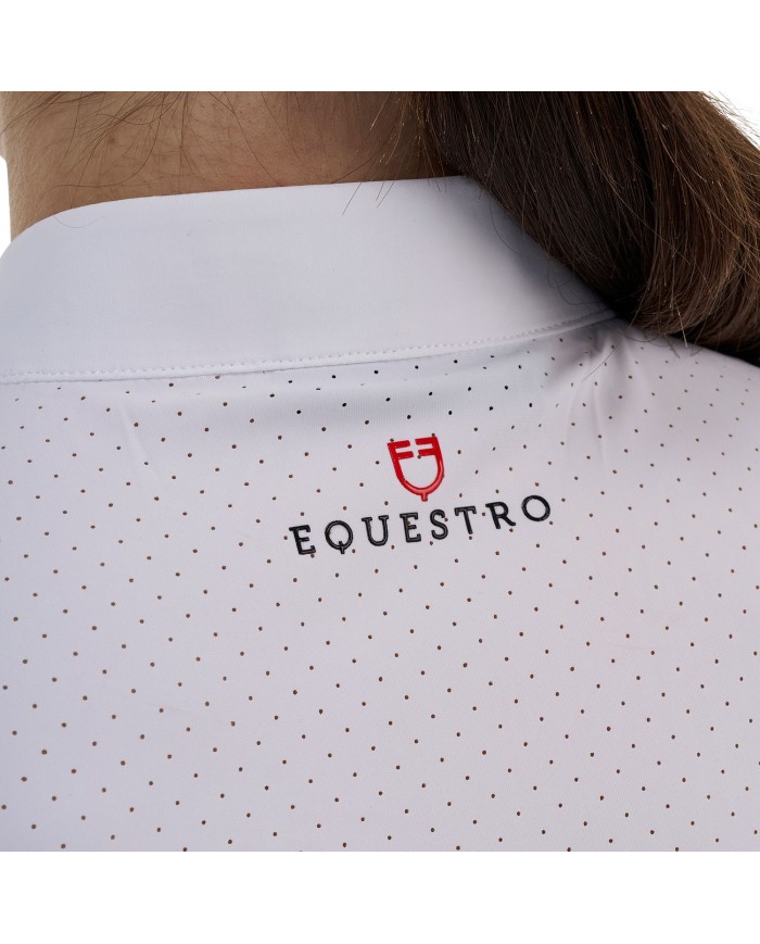 WOMEN S COMPETITION RIDERTECHNOLOGY POLO SHIRT SS WITH ZIP