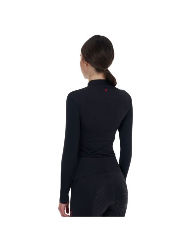 WOMEN S TRAINING RIDERTECHNOLOGY POLO SHIRT LS WITH ZIP