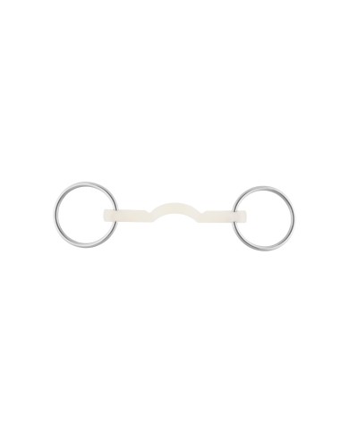 NATHE MULLEN MOUTH BIT SOFT 15MM W. 70MM RG. W. PORT