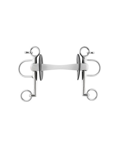 NATHE PELHAM 20MM W.FLEX. MULLEN MOUTH W.LONG CHEEKS