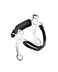 HS SHORT SHANK PADDED NOSE HACKAMORE - BLACK