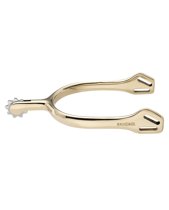 MEN S BALKENHOL SPURS,GERM.SILV. 40MM WITH ROWEL 4