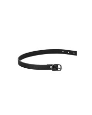 HS SPUR STRAPS LEATHER BLACK 45CM W.BUCKLE ST.ST./BLACK