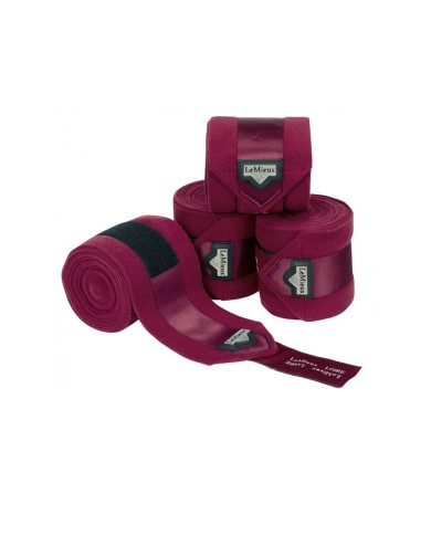 LOIRE SATIN POLO BANDAGES MULBERRY LARGE SET OF 4