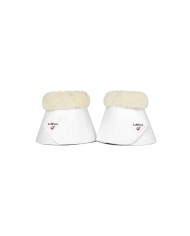 FLEECE WRAPROUND OVER REACH BOOTS WHITE