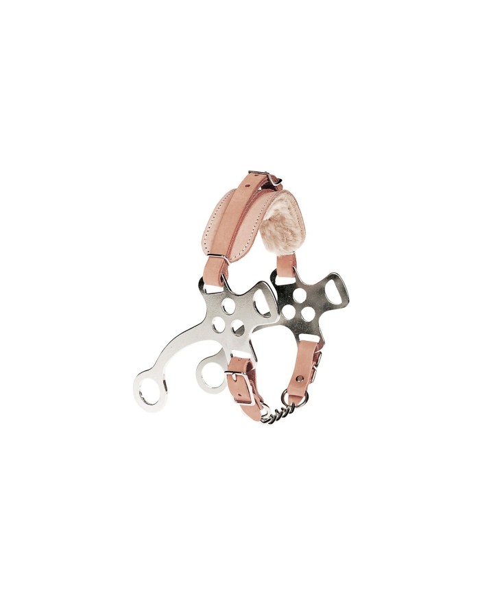 HACKAMORE FERRO C/NASALINA CUOIO