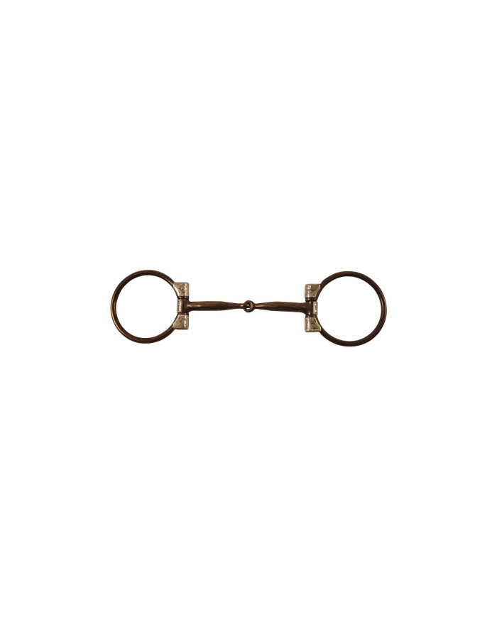 FILETTO WESTERN D FERRO BRUNITO DECORATO
