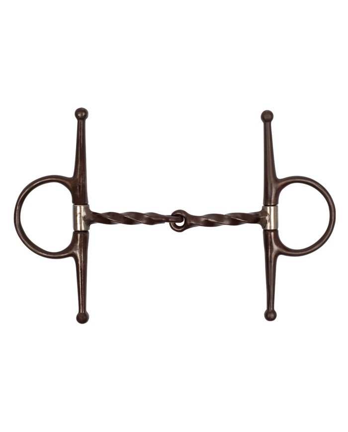 FILETTO WESTERN ASTE FERRO BRUNITO TORCIGLIONE GROSSO POOL S