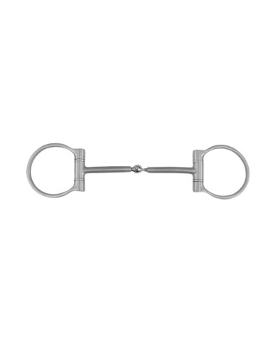 D-RING SNAFFLE BIT PINCHLESS CURVED 10MM