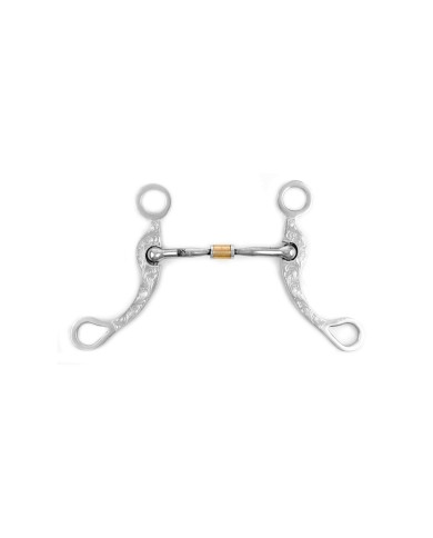 MORSO WESTERN SATINATO C/SEMI-SNODO RAME ASTE DECORATE
