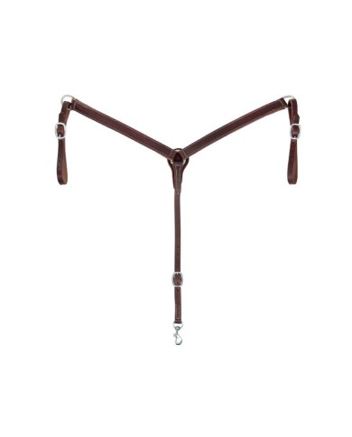 PETTORALE CUOIO GRASSO POOL S MADE IN USA COLOR BROWN