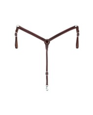 PETTORALE CUOIO GRASSO POOL S MADE IN USA COLOR BROWN