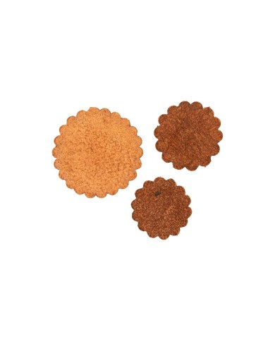 LEATHER ROSSET POOL S (2PCS)