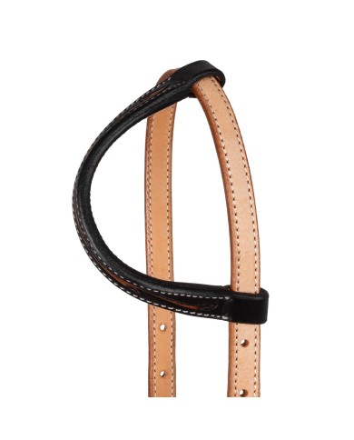 DARK FLORAL ONE EAR WESTERN BRIDLE