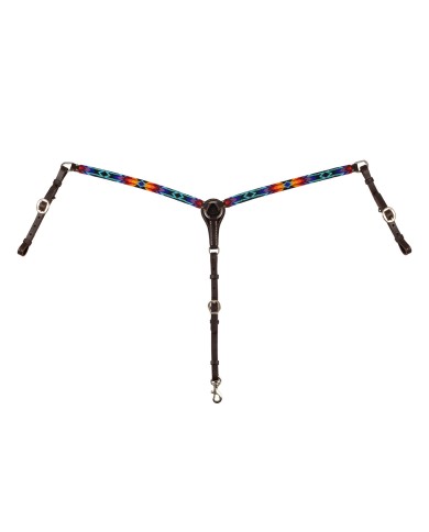 SERAPE BEADED WESTERN OIL BREASTPLATE