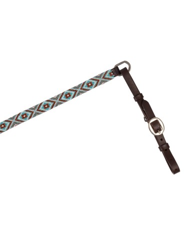 DIAMONDS BEADED WESTERN OIL BREASTPLATE
