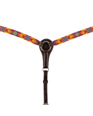 MULTICOLOR BEADED WESTERN OIL BREASTPLATE