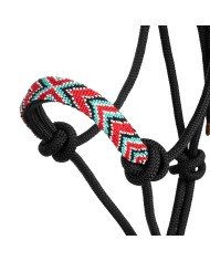 CODY BEADED ROPE HALTER