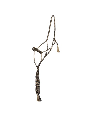 WIDE NOSE ROPE HALTER W/LEAD