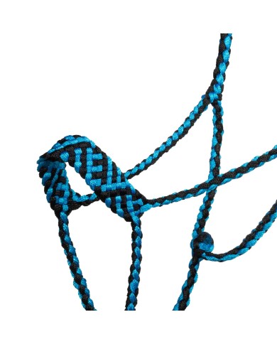 WIDE NOSE ROPE HALTER W/LEAD