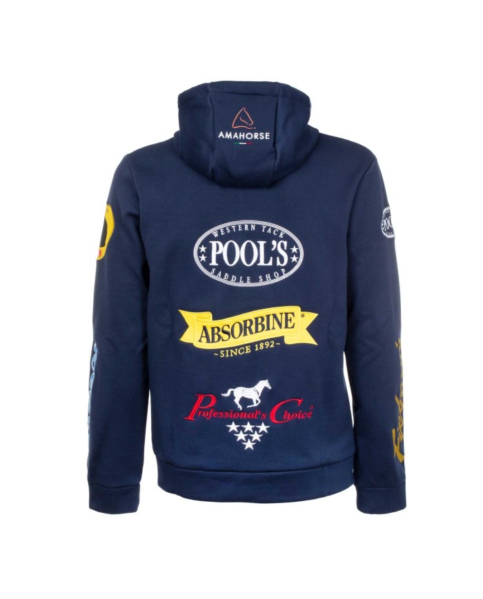 MULTILOGO UNISEX HOODIE JACKET