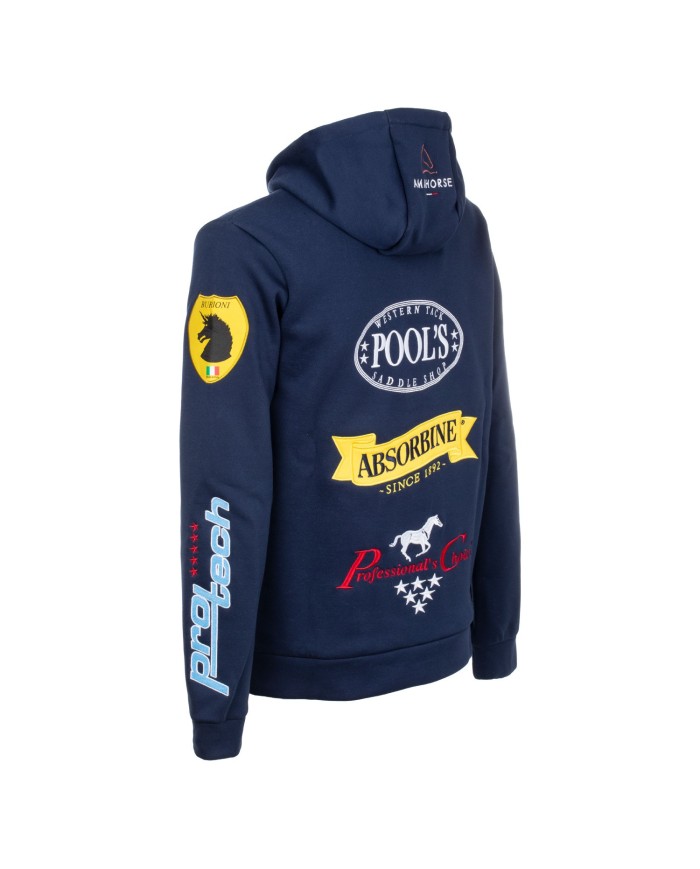 MULTILOGO UNISEX HOODIE JACKET
