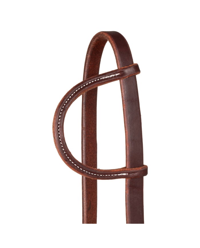 3/4 SLIP EAR W/ANT COPPER BUCKLE AND CONCHOS