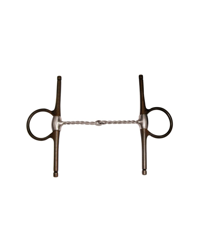 FILETTO WESTERN ASTE FERRO BRUNITO TORCIGLIONE FINO METALAB