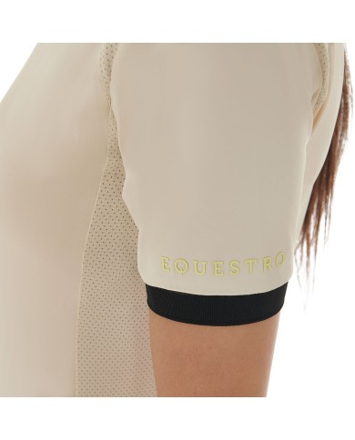 WOMEN S COMPETITION POLO SHIRT SS ZIP