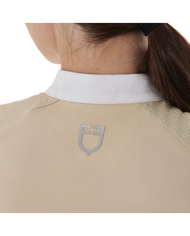 WOMEN S COMPETITION POLO SHIRT SS ZIP