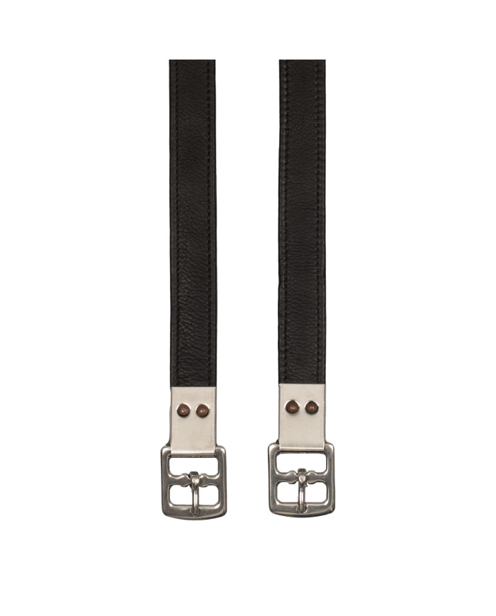 STAFFILI CUOIO CAPSULA INOX 145CM