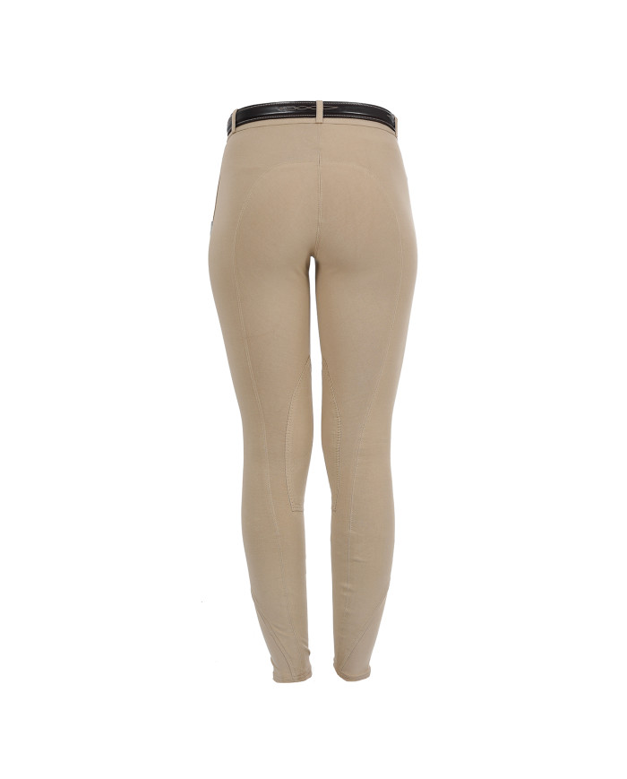 PANTALONI DONNA MODELLO SELENE IN COTONE ELASTICIZZATO
