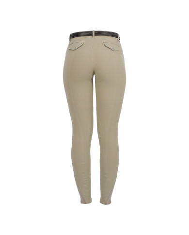PANTALONI DONNA MODELLO RACE IN COTONE ELASTICIZZATO PANTALONI DONNA MODELLO RACE IN COTONE ELASTICIZZATO