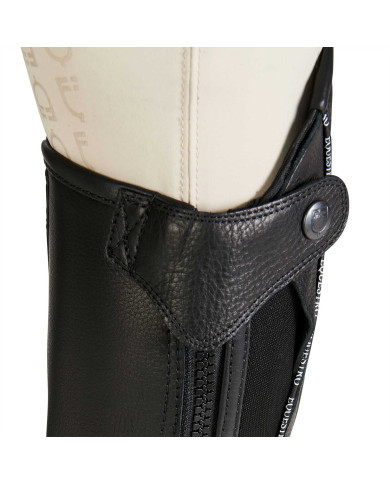 Ghette unisex in cuoio con profilo a contrasto Ghette unisex in cuoio con profilo a contrasto