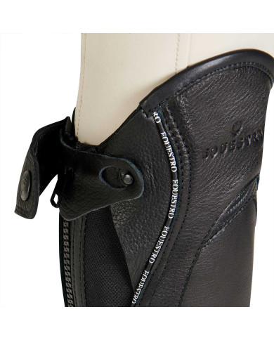 Ghette unisex in cuoio con profilo a contrasto Ghette unisex in cuoio con profilo a contrasto