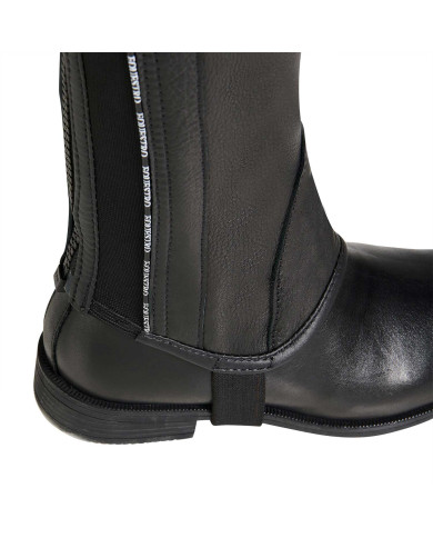 Ghette unisex in cuoio con profilo a contrasto Ghette unisex in cuoio con profilo a contrasto