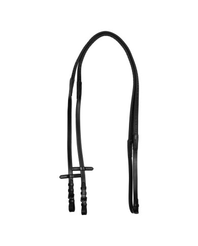 LETTERING GRIP RUBBER REINS BLACK FITTING
