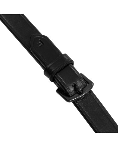 LETTERING GRIP RUBBER REINS BLACK FITTING
