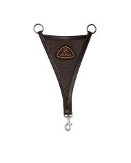 LEATHER BIB MARTINGALE W/MESH INSERT