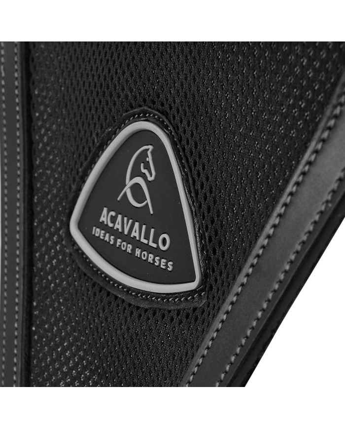 LEATHER BIB MARTINGALE W/MESH INSERT