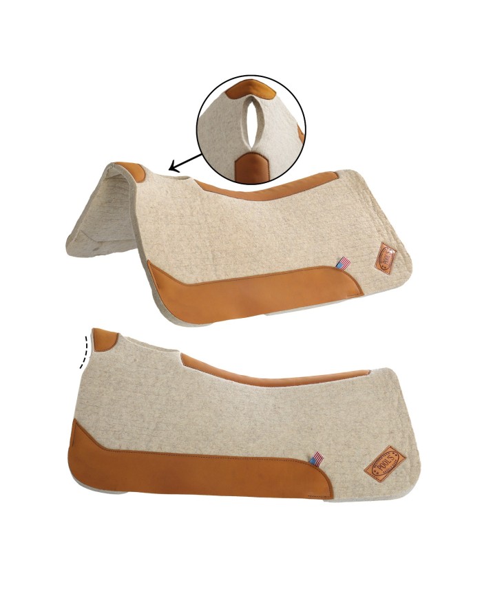3/4 SOTTOSELLA WESTERN POOL S IN FELTRO DI LANA 30 X32