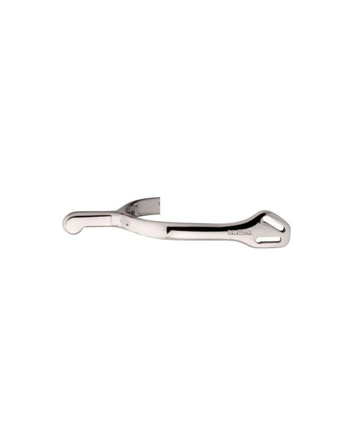 LADIES BALKENHOL SPURS,GERM.SILV. 35MM ROUNDED NECK NO ROWEL