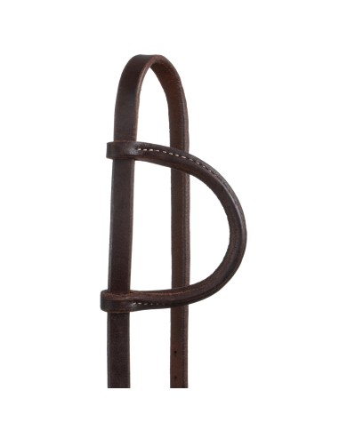 SINGLE BRASS BUCKLE ONE EAR WESTERN BRIDLE